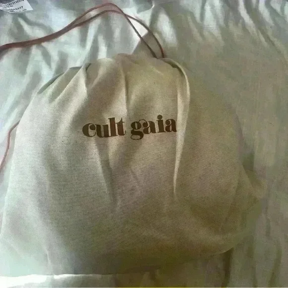 Cult Gaia Gia Beaded Satin Shoulder Bag - Picture 8 of 10